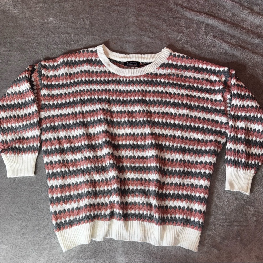 BloomChic Men's Multicolor Crewneck Sweater